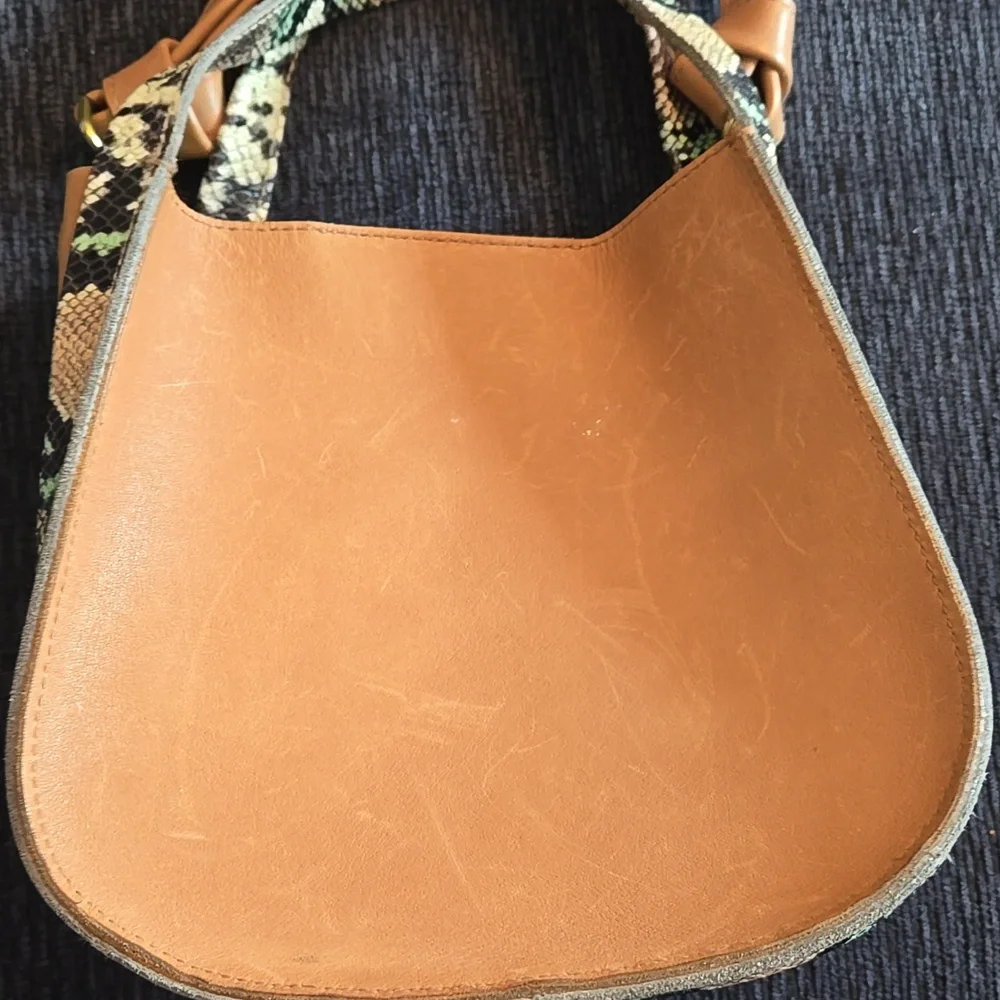 Madewell The Sydney Snake Leather Crossbody NWT - Picture 3 of 8